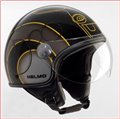 Helmo Casco demijet leggero omologato RABBID con visiera Aeronautica