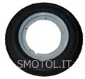 Smotol Ruota completa 3.00.10 pneumatico CHENG SHIN per Vespa 50 Ape 50