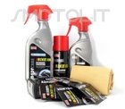 Kit pulizia e manutenzione per moto Arexon Detergente Grasso 75ml e Salviettine Panno
