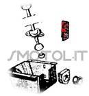 Halterung und Umschalthebel Ape TM 703 Rad apecar