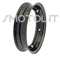 Rms Cerchio ruota da 3.00.10 3.50.10 per VESPA 50 R N L SPECIAL PX colore nero