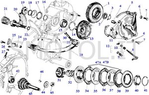 Tav 1 - Frizione Vespa 50 Special