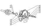 Tav 9 - Albero motore-ingranaggio motore
