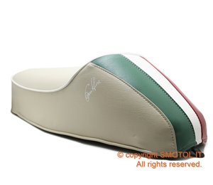 Sitz für Vespa 50 mit Höcker Weiß Tricolore VESPA 50 [Copy]