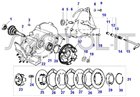 Tavola esploso ricambi motore Ape 50
