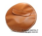 Copriruota color cuoio per ruota  9" e  10" per Vespa 50 R N L Special 125 Et3 Primavera Px Pe Arc