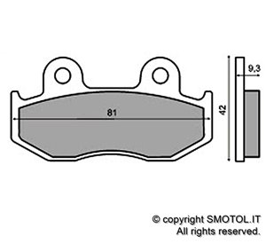 Pasticche freno anteriore HONDA SH 125 150