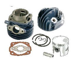 Cilindro completo diametro 55 racing 6 travasi per Ape e Vespa