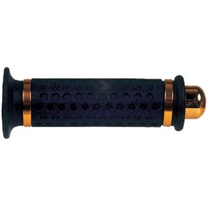 Coppia Manopole DOME NERO/ORO