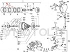 tavola esplosi ricambi motore Vespa Px 125