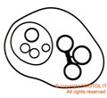 Rms Serie o-ring motore PIAGGIO VESPA PX 125 150 200 pz 7