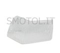 Piaggio Rückblende Kunststoff Pfeil links original Piaggio Vespa PX 125 150 200 PE transparent