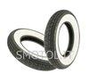 Coppia di copertoni pneumatici 3.00.10 a fascia bianca per VESPA Vintage Golden Tyre