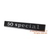 Plate &quot;50 Special&quot; hinten für Vespa 50 Special