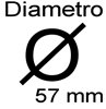 Diametro 57 mm
