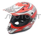 Integralhelm Motocross Enduro zugelassen Red