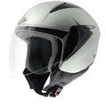 MIVIDA Demijet zugelassenen Helm mit Visier Mivida Mond Grey Metallic Tradurre