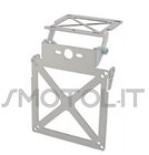 Portatarga universale in alluminio per Moto con predisposizione luce