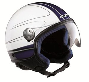 Demijet leichte Helm zugelassen FAST BLUE