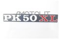 Cif Targhetta per cofano laterale "PK 50 XL" Vespa Pk50 Xl