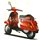 Protezione paraspruzzi scocca posteriore VESPA PK XL 50 125 RUSH