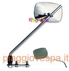 Spiegel links-VESPA 50 SPECIAL rechteckigen chrom