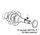 Chiavetta albero motore APECAR TM 703 POKER con Motore DIESEL