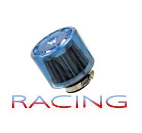 Filtro aria racing con cuffia di protezione blu 