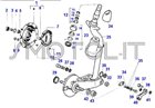 Smotol Tav 20 - Forcella e ruota anteriore Ape 50 Rst