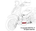 Piaggio Targhetta laterale scudo Beverly Tourer Euro3