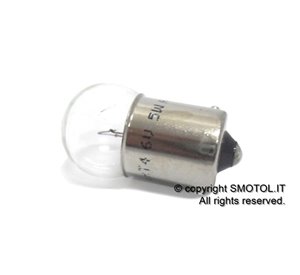 Lampadina a cipolla 6Volt per 10 W ba15s G18