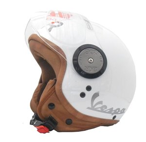 Casco demijet leggero omologato colore bianco