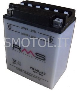 Batterie 12 Volt 14 Ah YB14L-A2 RMS für KAWASAKI