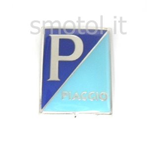 Badge Emblem Metall "PIAGGIO" Vespa 150 54 bis 58 - GS 150 56 bis 58