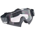 CGM Occhiali da casco Cross con lente Specchiato + trasparente intercambiabile e custodia manubrio.