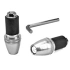 Gegengewichte Lenker Konischer CHROME für Maxi Scooter